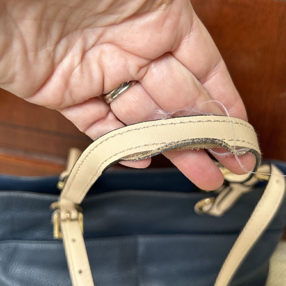 Michael Kors Pebbled Leather Medium Tote Handbag  Zip Closure NB-1504 30H4GBFT6L - Picture 4 of 10